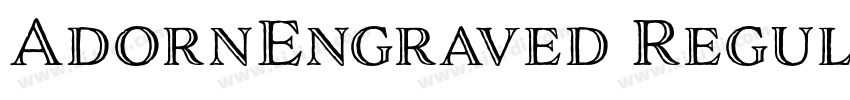 AdornEngraved Regula字体转换